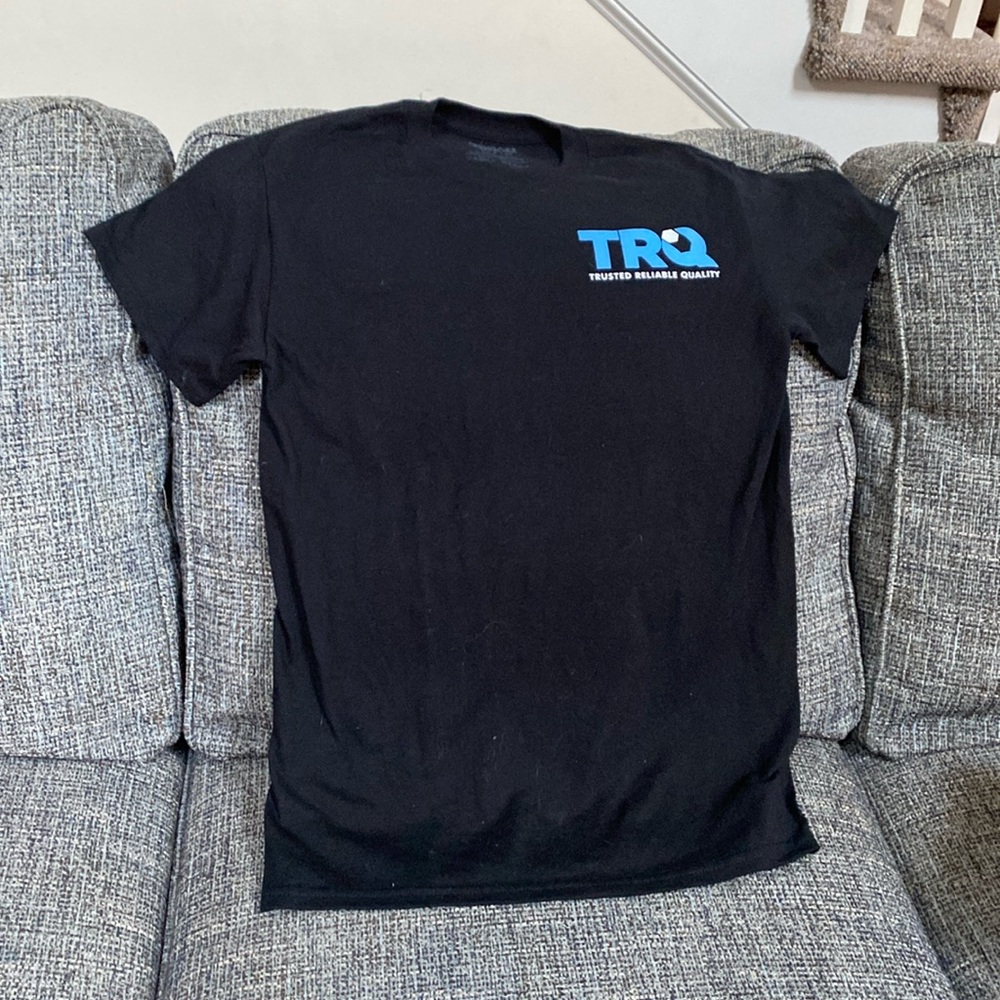 NWOT TRQ (Trusted Reliable Quality) Auto Parts Black DryBlend T-shirt, S…